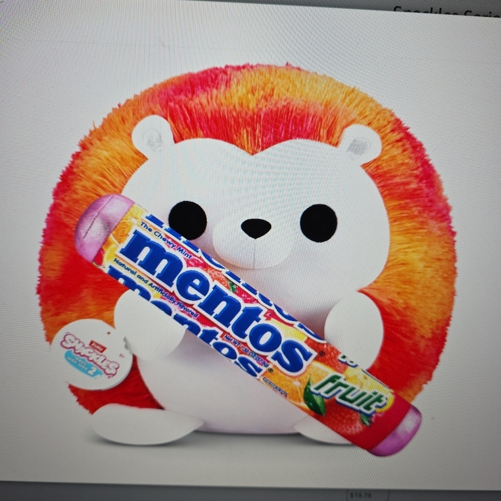 Hedgehog Plush Toy - Orange and White Mentos